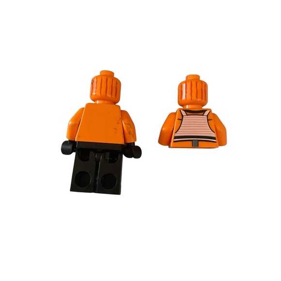 LEGO 2 Orange Pumpkin Head jack-o’-lantern Halloween monster LEGO Minifigure - Picture 2 of 2